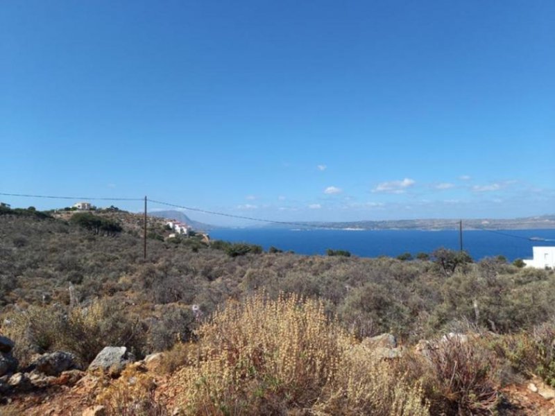 Kokkino Chorio Kreta, Kokkino Chorio: Grundstück mit herrlichem Blick auf das Dorf zu verkaufen Grundstück kaufen